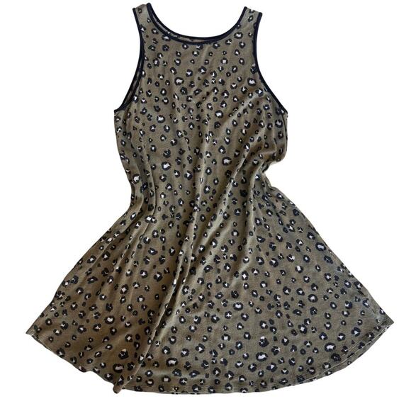 Majestic Filatures Dress gauzy silk blend lightweight animal print tank beach XS - Picture 1 of 11